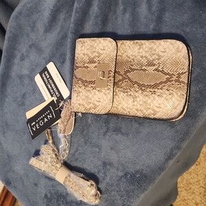 Mellow world Snake print vegan leather purse